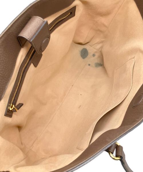 GUCCI（グッチ）GUCCI (グッチ) オフディアトートバッグ ラージ ブラウン サイズ:ラージの古着・服飾アイテム