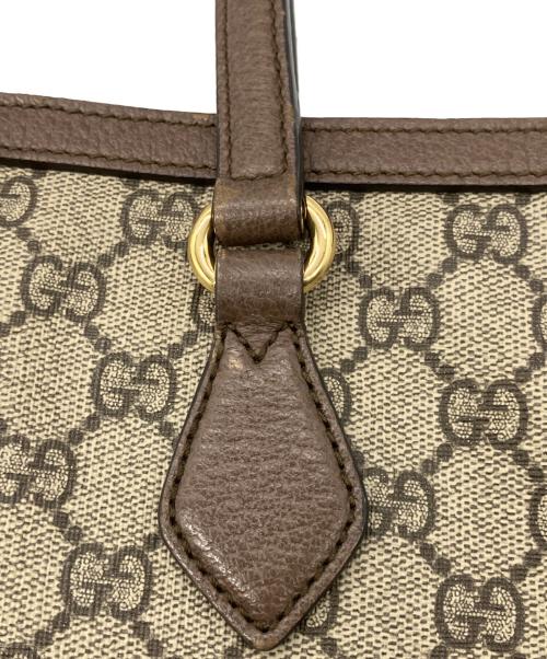 GUCCI（グッチ）GUCCI (グッチ) オフディアトートバッグ ラージ ブラウン サイズ:ラージの古着・服飾アイテム