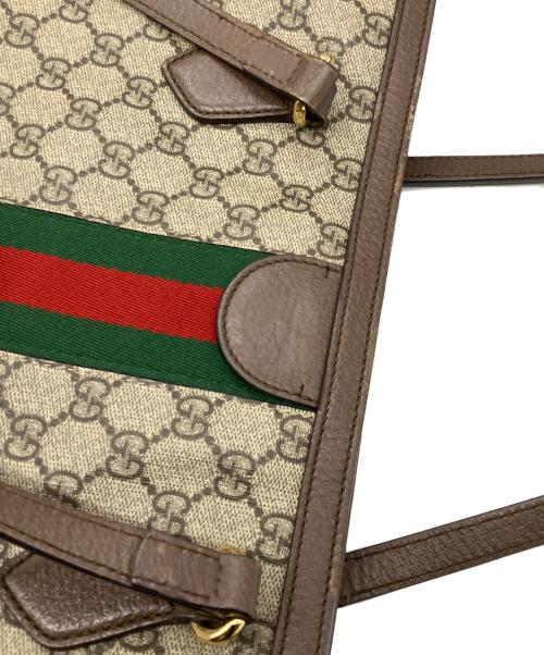 GUCCI（グッチ）GUCCI (グッチ) オフディアトートバッグ ラージ ブラウン サイズ:ラージの古着・服飾アイテム