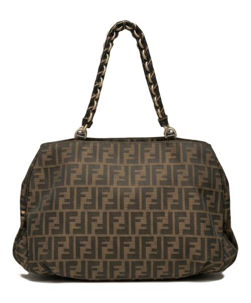 FENDI（フェンディ）FENDI (フェンディ) チェーントートバッグ ブラウン サイズ:-の古着・服飾アイテム
