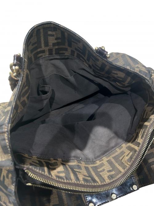 FENDI（フェンディ）FENDI (フェンディ) チェーントートバッグ ブラウン サイズ:-の古着・服飾アイテム