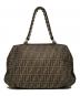 FENDI (フェンディ) チェーントートバッグ ブラウン サイズ:-：80000円