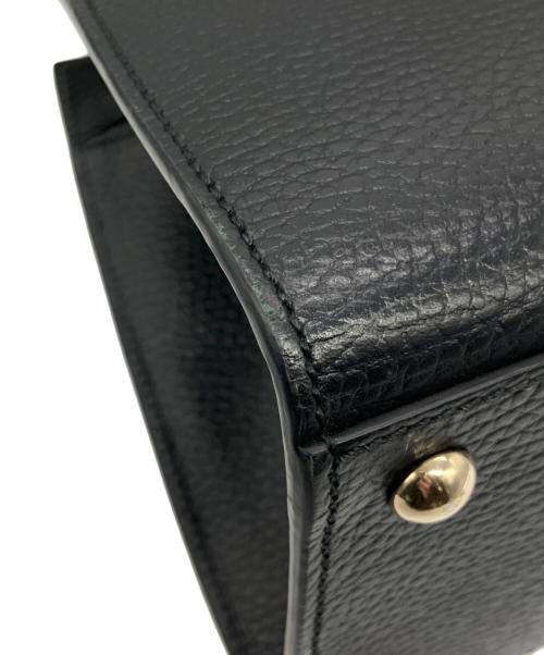 GUCCI（グッチ）GUCCI (グッチ) Gucci Soho Leather Tote Crossbody Bag/ソーホー インターロッキングG ショルダーバッグ/2WAYバッグ ブラック サイズ:-の古着・服飾アイテム