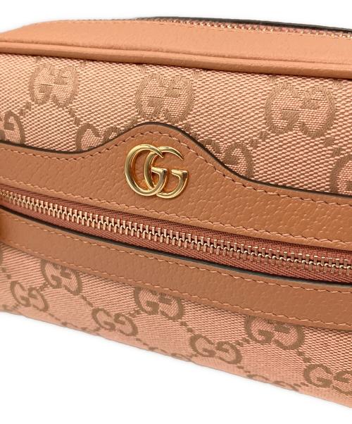GUCCI（グッチ）GUCCI (グッチ) Pink GG Canvas Shoulder Bag/ショルダーバッグ ピンク サイズ:-の古着・服飾アイテム