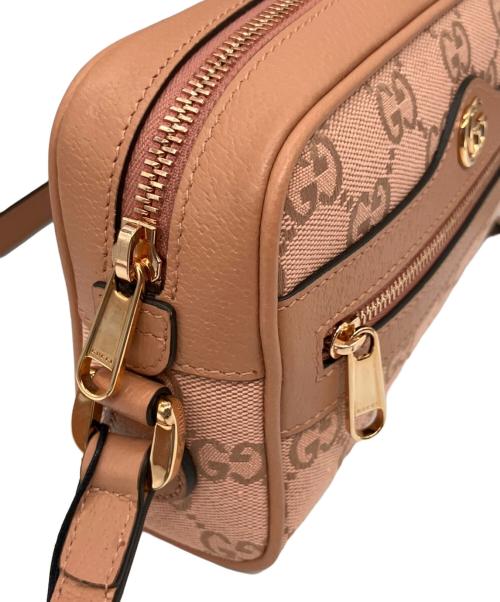 GUCCI（グッチ）GUCCI (グッチ) Pink GG Canvas Shoulder Bag/ショルダーバッグ ピンク サイズ:-の古着・服飾アイテム