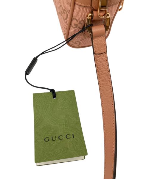 GUCCI（グッチ）GUCCI (グッチ) Pink GG Canvas Shoulder Bag/ショルダーバッグ ピンク サイズ:-の古着・服飾アイテム