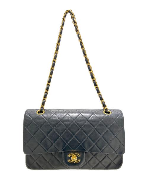 CHANEL（シャネル）CHANEL (シャネル) マトラッセ25/ブラック/チェーンショルダーバッグ ブラック×ゴールド金具 サイズ:25の古着・服飾アイテム
