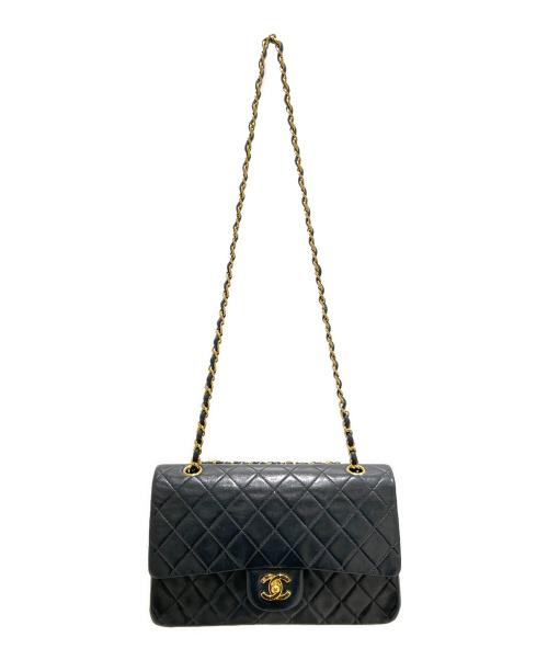 CHANEL（シャネル）CHANEL (シャネル) マトラッセ25/ブラック/チェーンショルダーバッグ ブラック×ゴールド金具 サイズ:25の古着・服飾アイテム