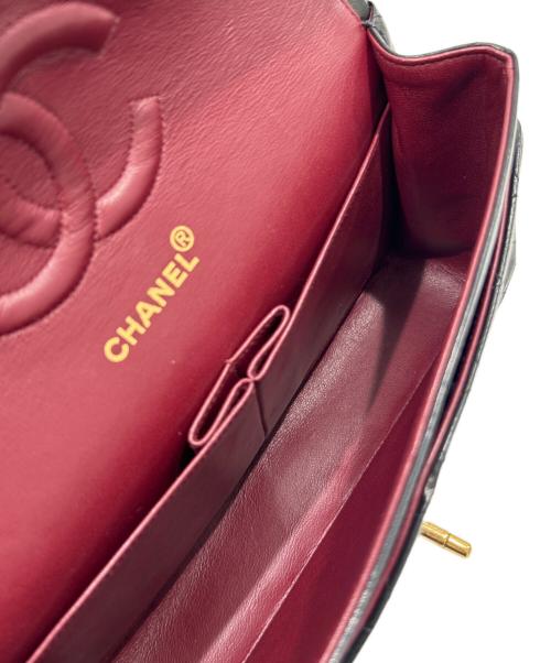 CHANEL（シャネル）CHANEL (シャネル) マトラッセ25/ブラック/チェーンショルダーバッグ ブラック×ゴールド金具 サイズ:25の古着・服飾アイテム