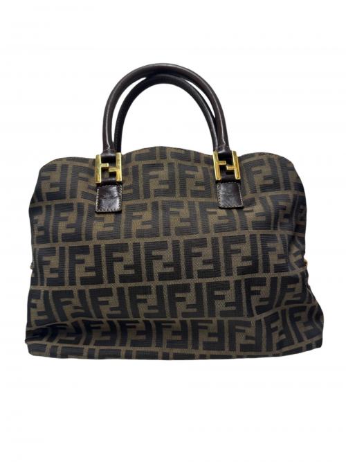 FENDI（フェンディ）FENDI (フェンディ) FENDI2wayバッグ/ズッカ柄/キャンパス地バッグ/83149681981 ブラウン サイズ:-の古着・服飾アイテム