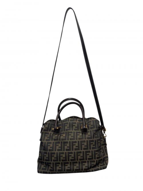FENDI（フェンディ）FENDI (フェンディ) FENDI2wayバッグ/ズッカ柄/キャンパス地バッグ/83149681981 ブラウン サイズ:-の古着・服飾アイテム