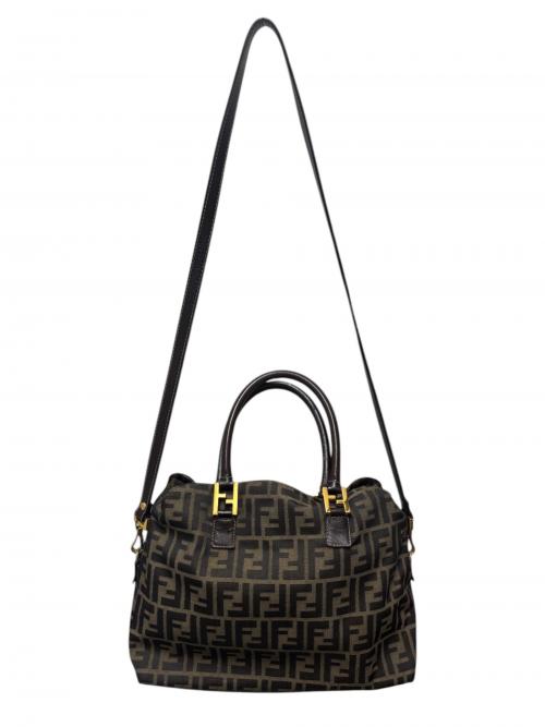 FENDI（フェンディ）FENDI (フェンディ) FENDI2wayバッグ/ズッカ柄/キャンパス地バッグ/83149681981 ブラウン サイズ:-の古着・服飾アイテム