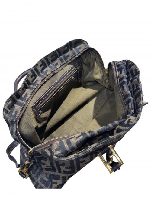 FENDI（フェンディ）FENDI (フェンディ) FENDI2wayバッグ/ズッカ柄/キャンパス地バッグ/83149681981 ブラウン サイズ:-の古着・服飾アイテム