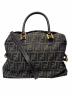 FENDI（フェンディ）の古着「FENDI2wayバッグ/ズッカ柄/キャンパス地バッグ/83149681981」｜ブラウン