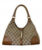 GUCCIグッチ）の古着「GGキャンバス ニュージャッキー」｜ベージュ×ブラウン