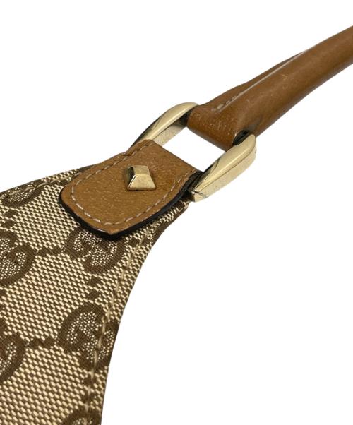 GUCCI（グッチ）GUCCI (グッチ) GGキャンバス ニュージャッキー ベージュ×ブラウンの古着・服飾アイテム