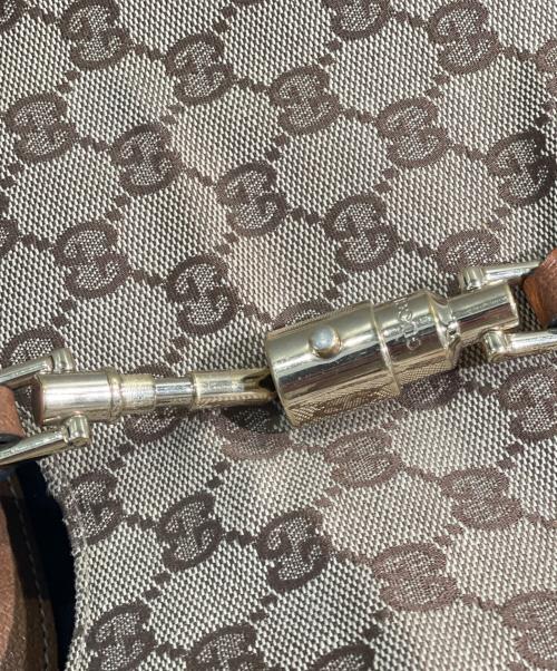 GUCCI（グッチ）GUCCI (グッチ) GGキャンバス ニュージャッキー ベージュ×ブラウンの古着・服飾アイテム