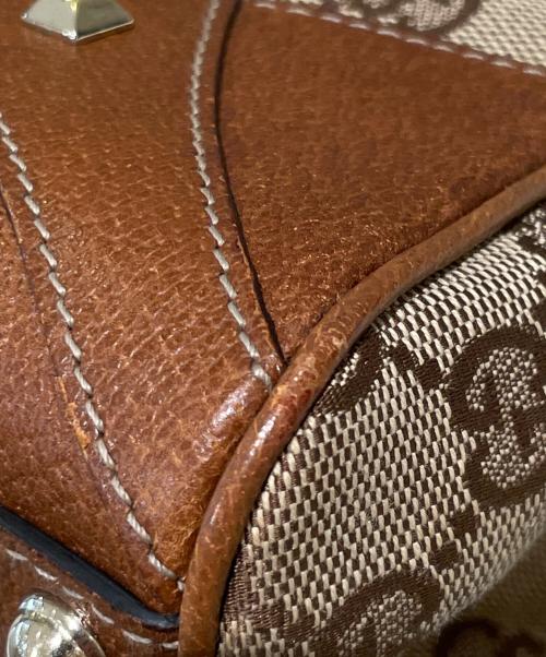 GUCCI（グッチ）GUCCI (グッチ) GGキャンバス ニュージャッキー ベージュ×ブラウンの古着・服飾アイテム