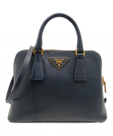 中古・古着通販】PRADA (プラダ) 2WAYバッグ ネイビー サイズ