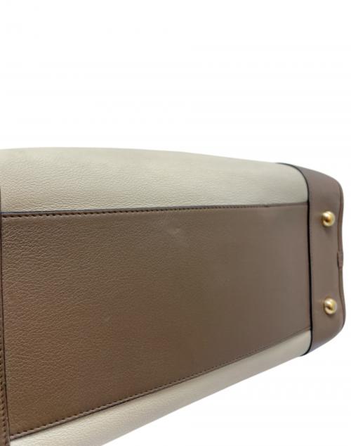 LOEWE（ロエベ）LOEWE (ロエベ) アマソナ36 ベージュ×ブラウン サイズ:36の古着・服飾アイテム