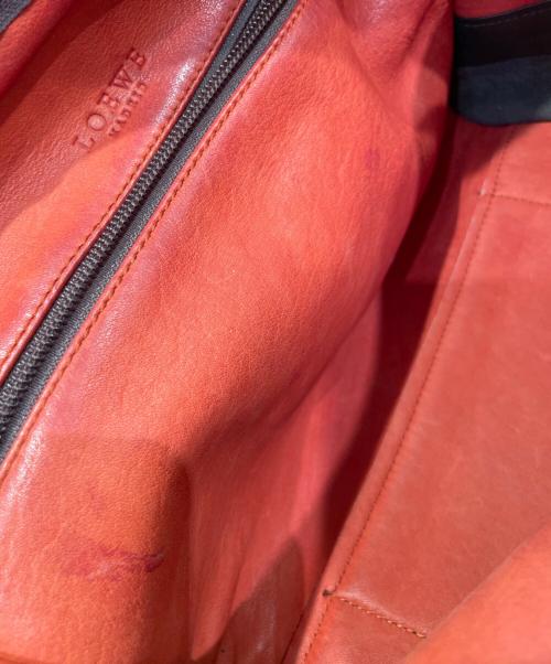 LOEWE（ロエベ）LOEWE (ロエベ) アマソナ28/スウェードハンドバッグ ブラウン サイズ:28の古着・服飾アイテム