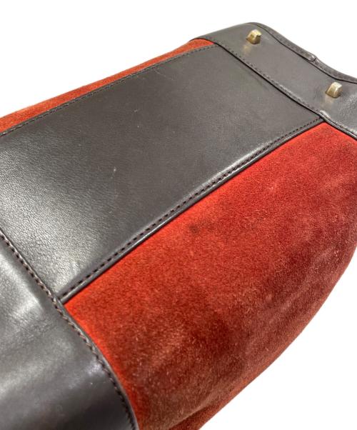 LOEWE（ロエベ）LOEWE (ロエベ) アマソナ28/スウェードハンドバッグ ブラウン サイズ:28の古着・服飾アイテム