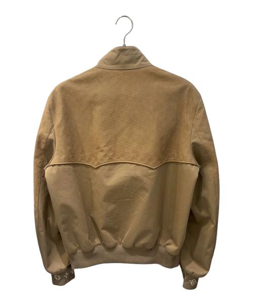 LOUIS VUITTON（ルイ ヴィトン）LOUIS VUITTON (ルイ ヴィトン) スウェードミックスブルゾン ベージュ サイズ:50の古着・服飾アイテム