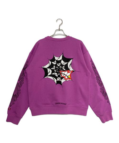 CHROME HEARTS（クロムハーツ）CHROME HEARTS (クロムハーツ) MATTY BOYスウェット パープル サイズ:Lの古着・服飾アイテム