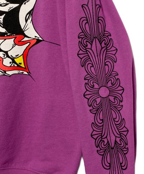 CHROME HEARTS（クロムハーツ）CHROME HEARTS (クロムハーツ) MATTY BOYスウェット パープル サイズ:Lの古着・服飾アイテム