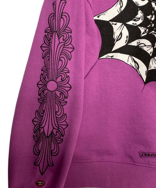 CHROME HEARTS（クロムハーツ）CHROME HEARTS (クロムハーツ) MATTY BOYスウェット パープル サイズ:Lの古着・服飾アイテム