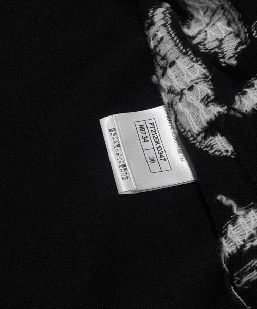 CHANEL（シャネル）CHANEL (シャネル) ココボタンVネックカーディガン ブラック サイズ:36の古着・服飾アイテム