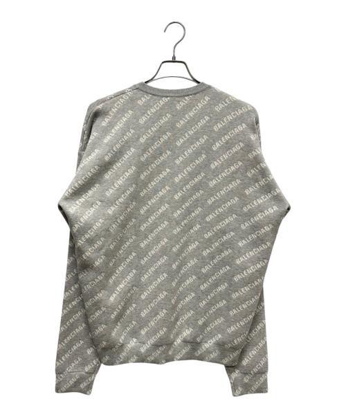 BALENCIAGA（バレンシアガ）BALENCIAGA (バレンシアガ) ロゴニット　702952 グレー サイズ:XSの古着・服飾アイテム
