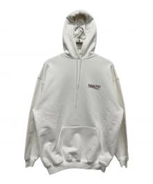 BALENCIAGA（バレンシアガ）の古着「キャンペーンロゴパーカー　578135」｜ホワイト