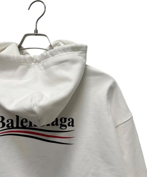 BALENCIAGA（バレンシアガ）BALENCIAGA (バレンシアガ) キャンペーンロゴパーカー　578135 ホワイト サイズ:XSの古着・服飾アイテム