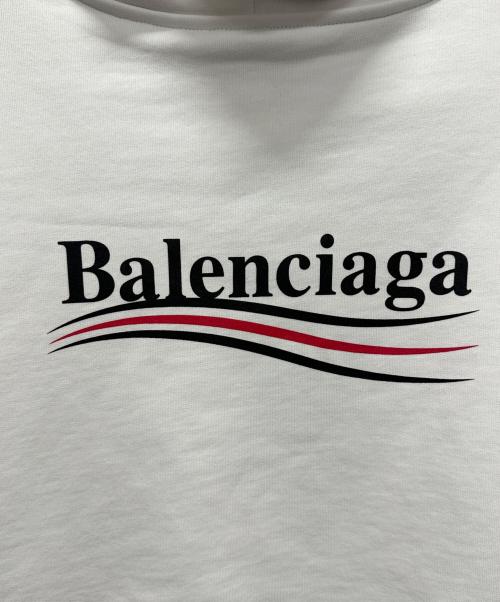 BALENCIAGA（バレンシアガ）BALENCIAGA (バレンシアガ) キャンペーンロゴパーカー　578135 ホワイト サイズ:XSの古着・服飾アイテム