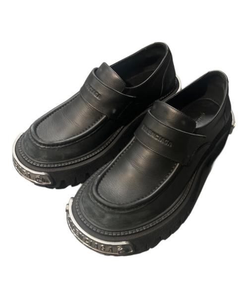 BALENCIAGA（バレンシアガ）BALENCIAGA (バレンシアガ) TRACTOR LOAFER HARDCROCS ブラック サイズ:42の古着・服飾アイテム