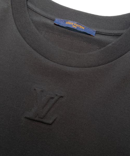 LOUIS VUITTON（ルイ ヴィトン）LOUIS VUITTON (ルイ ヴィトン) LV デボス エンボスTシャツ ブラック サイズ:XLの古着・服飾アイテム