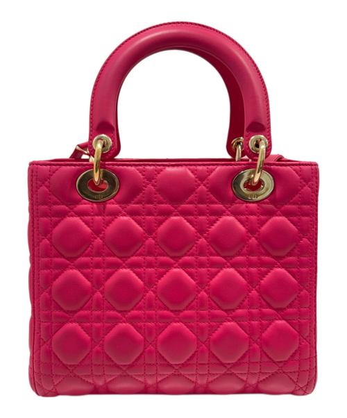 Christian Dior（クリスチャン ディオール）Christian Dior (クリスチャン ディオール) レディディオールミディアム ショッキングピンク サイズ:ミディアムの古着・服飾アイテム