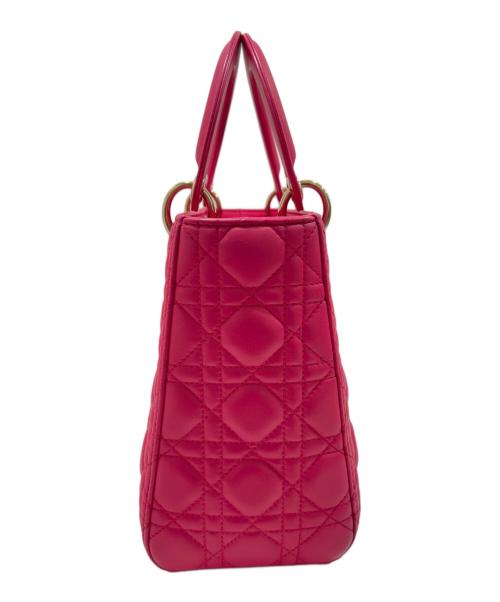 Christian Dior（クリスチャン ディオール）Christian Dior (クリスチャン ディオール) レディディオールミディアム ショッキングピンク サイズ:ミディアムの古着・服飾アイテム