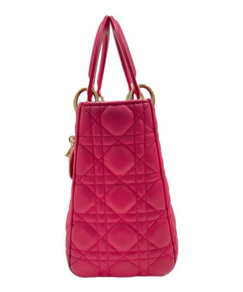 Christian Dior（クリスチャン ディオール）Christian Dior (クリスチャン ディオール) レディディオールミディアム ショッキングピンク サイズ:ミディアムの古着・服飾アイテム