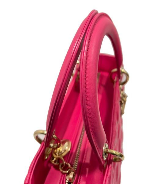 Christian Dior（クリスチャン ディオール）Christian Dior (クリスチャン ディオール) レディディオールミディアム ショッキングピンク サイズ:ミディアムの古着・服飾アイテム