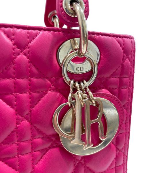 Christian Dior（クリスチャン ディオール）Christian Dior (クリスチャン ディオール) レディディオールミディアム ショッキングピンク サイズ:ミディアムの古着・服飾アイテム