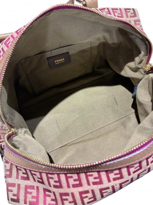 FENDI（フェンディ）FENDI (フェンディ) ボストンバッグ/8BL106 ブラウン×ピンク サイズ:-の古着・服飾アイテム