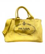 PRADAプラダ）の古着「カナパM」｜イエロー