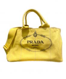 PRADA（プラダ）の古着「カナパM」｜イエロー