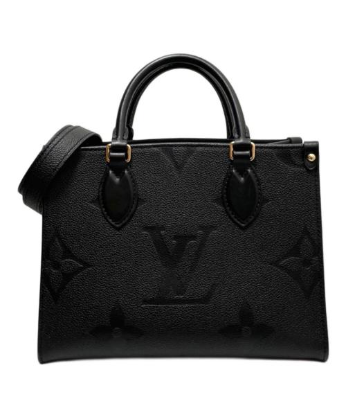 LOUIS VUITTON（ルイ ヴィトン）LOUIS VUITTON (ルイ ヴィトン) モノグラム・アンプラント オンザゴーPM M45653 ノワール サイズ:PMの古着・服飾アイテム
