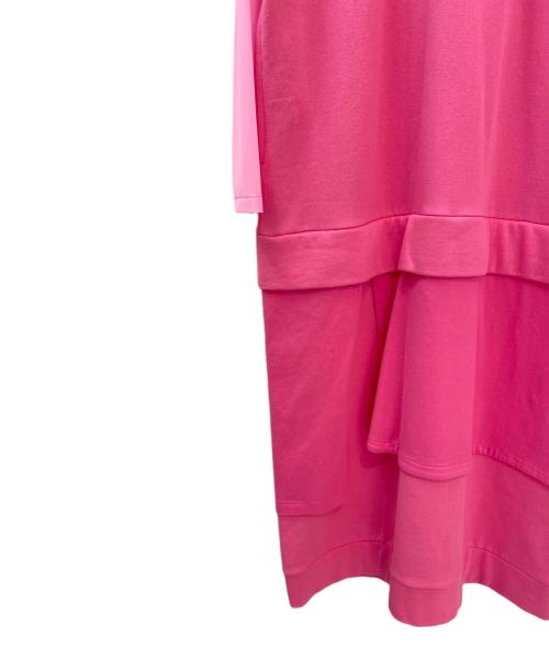 ENFOLD（エンフォルド）ENFOLD (エンフォルド) バックウォームレイヤードDRESS ピンク サイズ:36の古着・服飾アイテム
