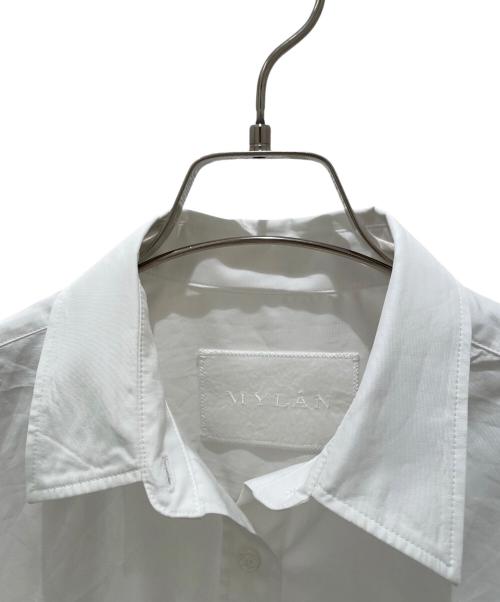MYLAN（マイラン）MYLAN (マイラン) Oversized Shirt Dres ホワイト サイズ:Freeの古着・服飾アイテム