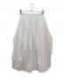 ENFOLD (エンフォルド) SOLID-WAVE SKIRT ホワイト サイズ:36：17000円