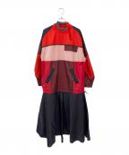 nagonstansナゴンスタンス）の古着「mountain dress」｜レッド